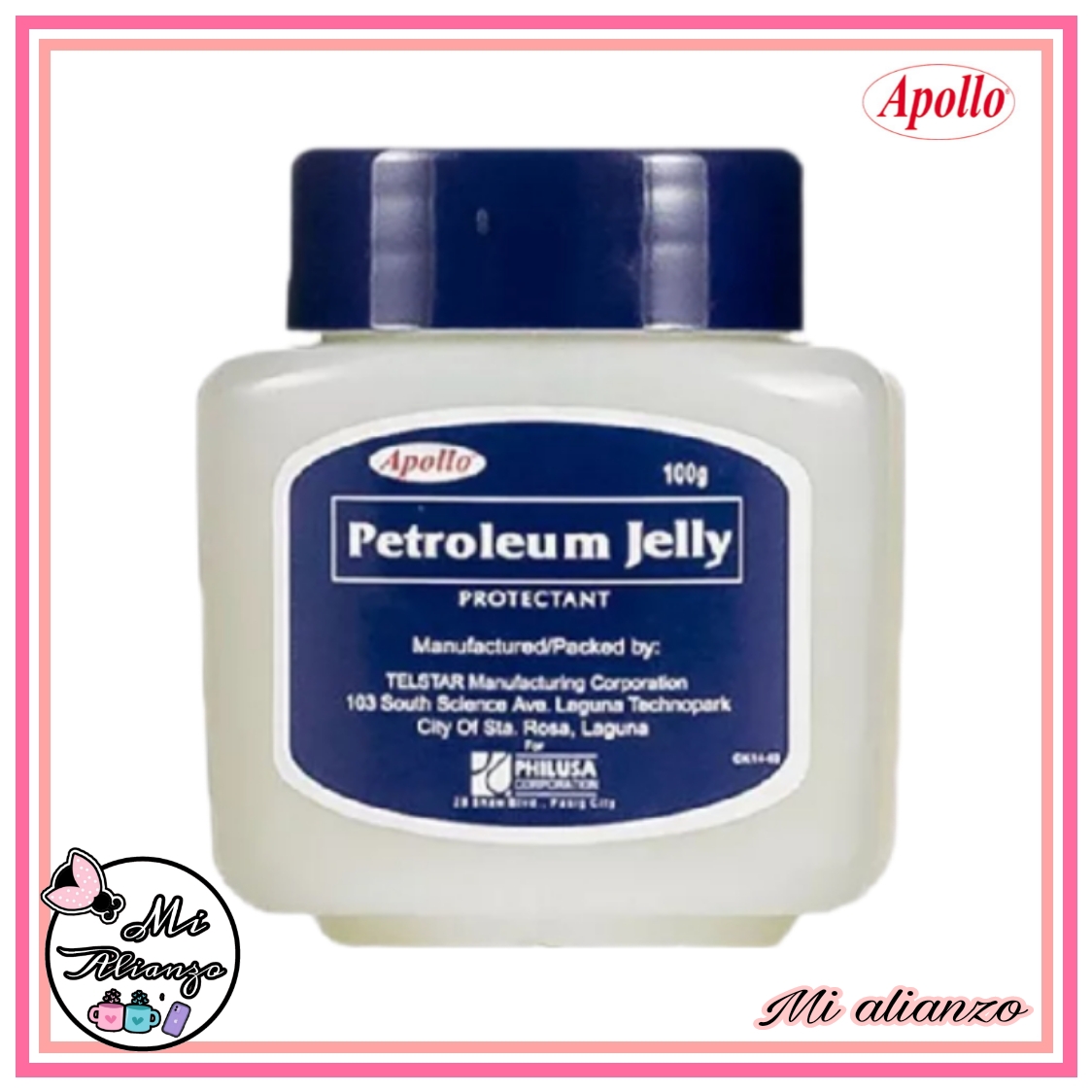 Petroleum Jelly 25g 50g 100g 200g Apollo ( SOLD PER PIECE