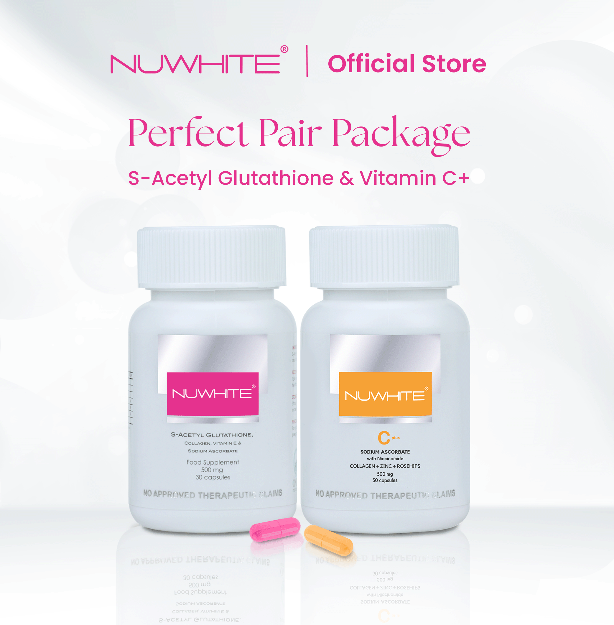 is nuwhite glutathione fda approved NUWHITE S-Acetyl Glutathione + 1 Bottle Nuwhite Whitening VITAMIN C Nuwhite Advance Beauty Soap Bundle Fda Approved Whitening Supplement - Lazada