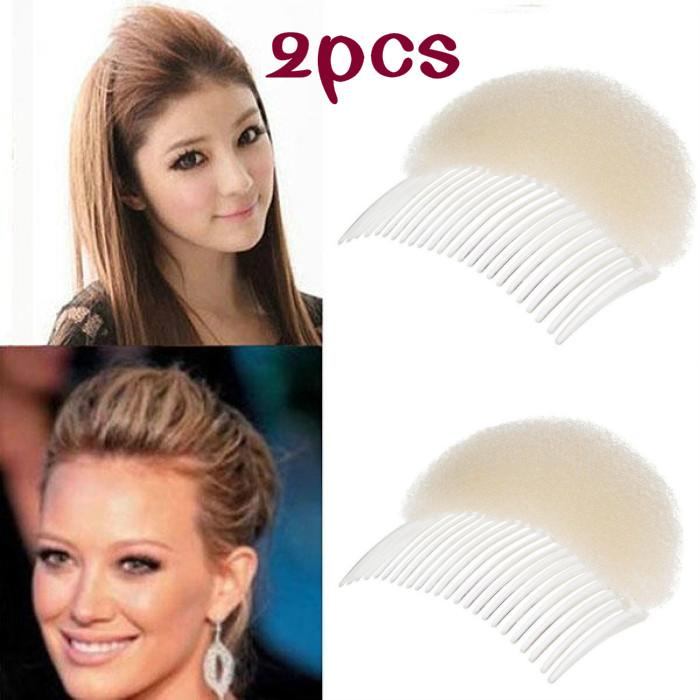 Hair 2pcs Women Sponge Insert Hair Bump Up Comb Bouffant Hair
