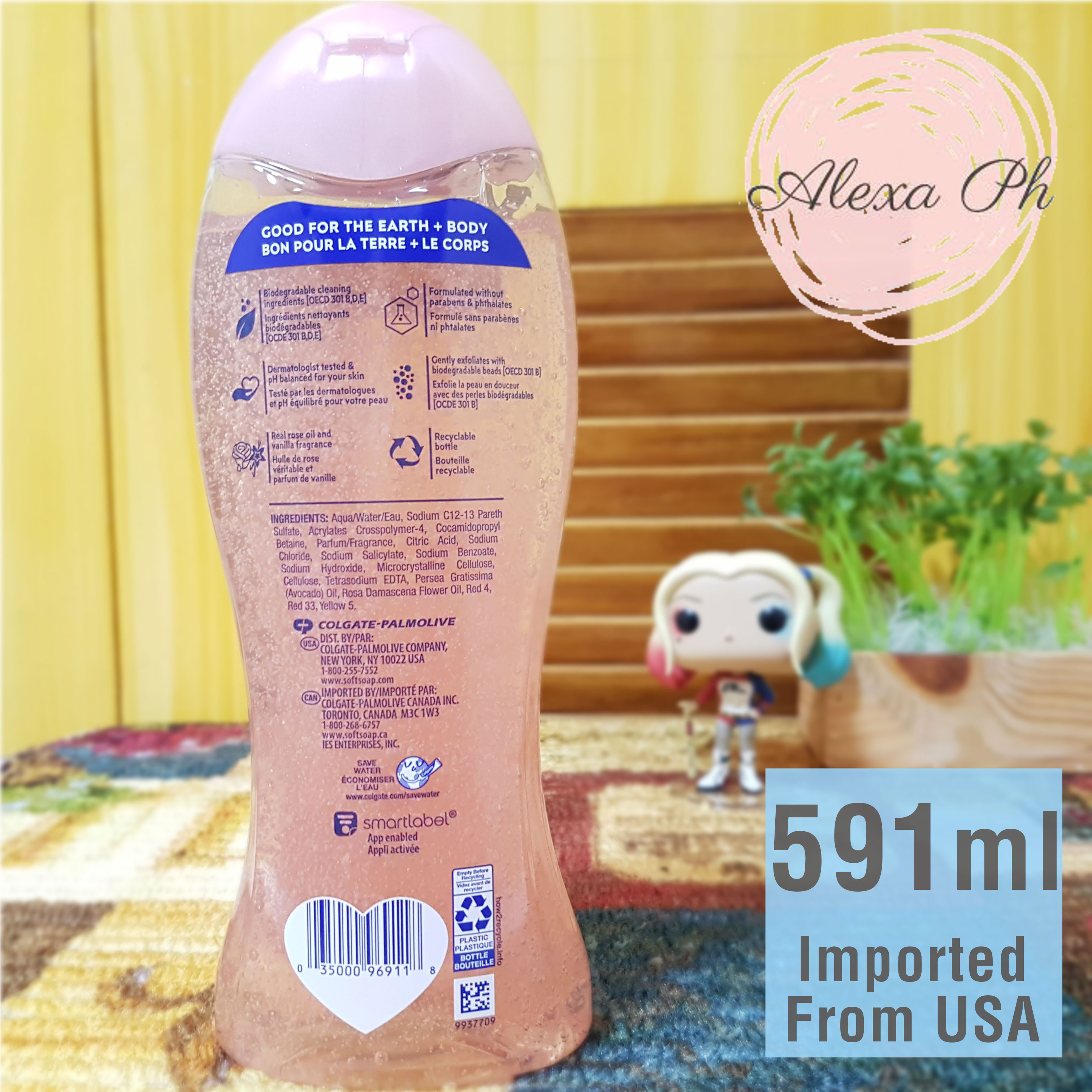 Softsoap Lustrous Glow Rose And Vanilla Amber And Honey Exfoliating Bodywash 591 Ml Lazada Ph