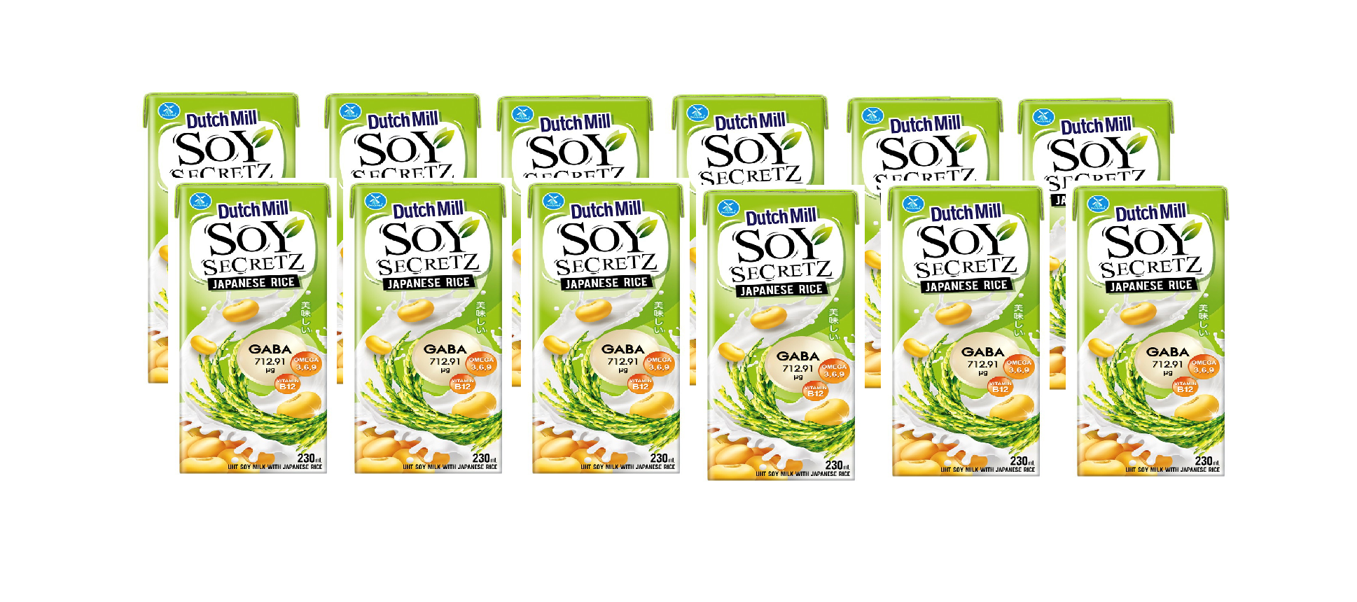 Dutch Mill Soy Secretz Soy Milk Japanese Rice 230ml x 12 Lazada PH