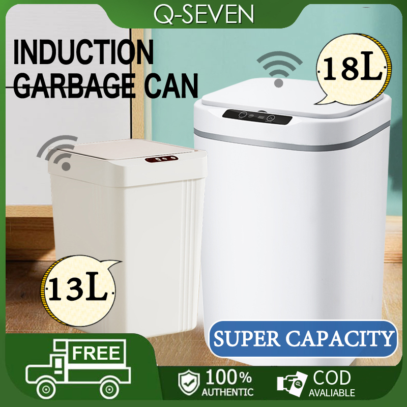 Smart Trash Can Trash Bin Wireless Sensor Automatic Trash Bin Touchless ...