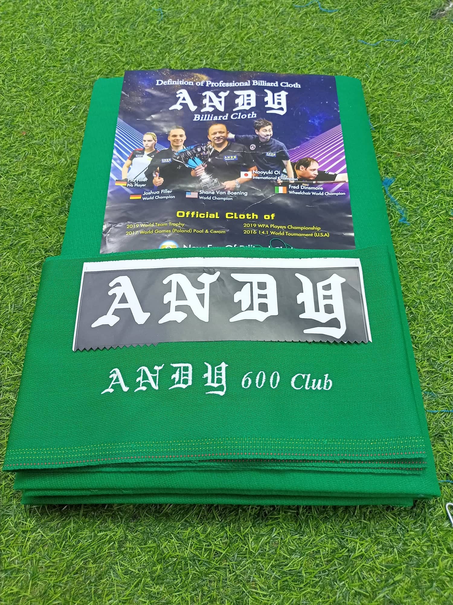 ANDY CLOTH 600 [GREEN] with KATSA TAPETE NG BILYARAN [GAMIT SA