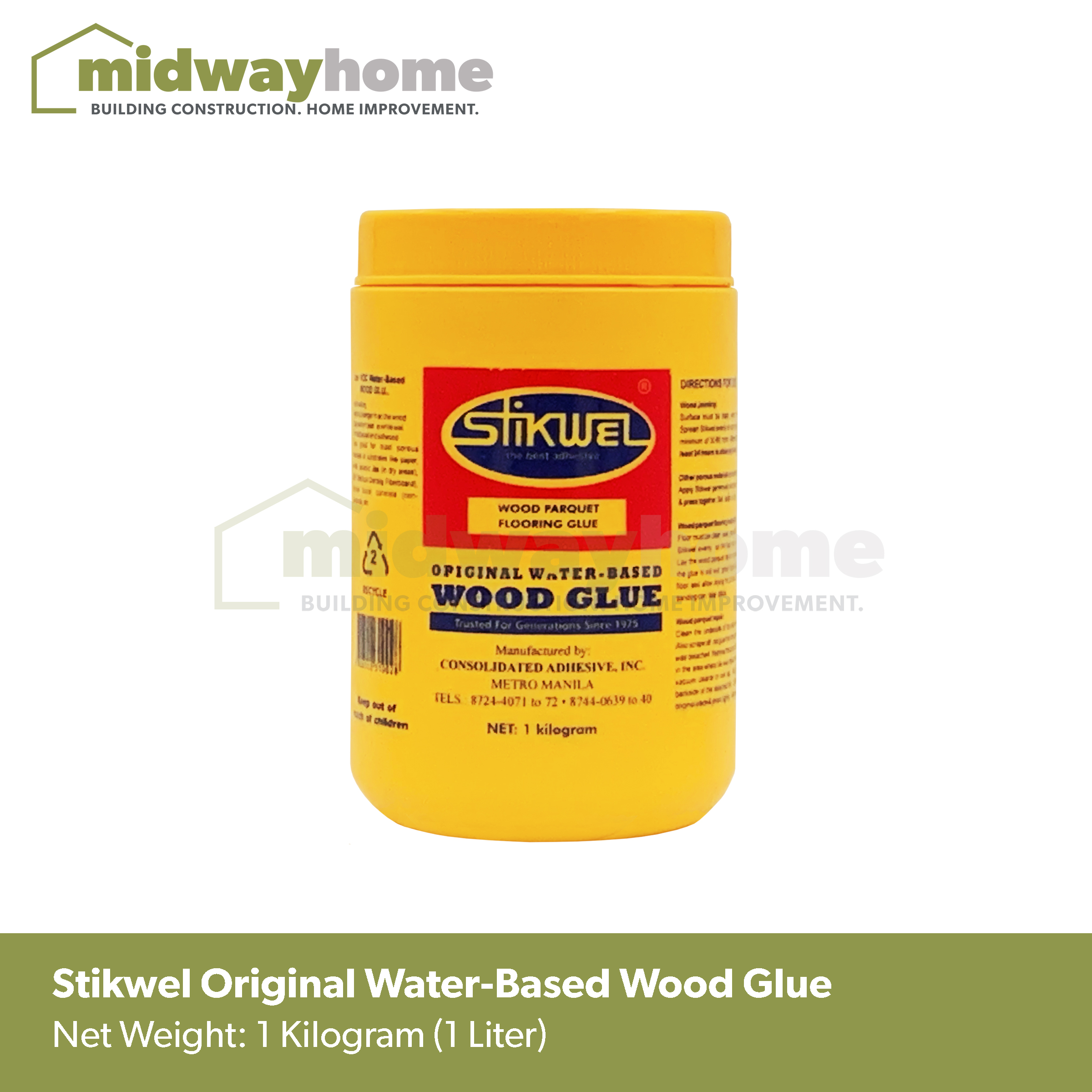 Stikwel Original WaterBased Wood Glue 1 Kg (1 Liter) Lazada PH