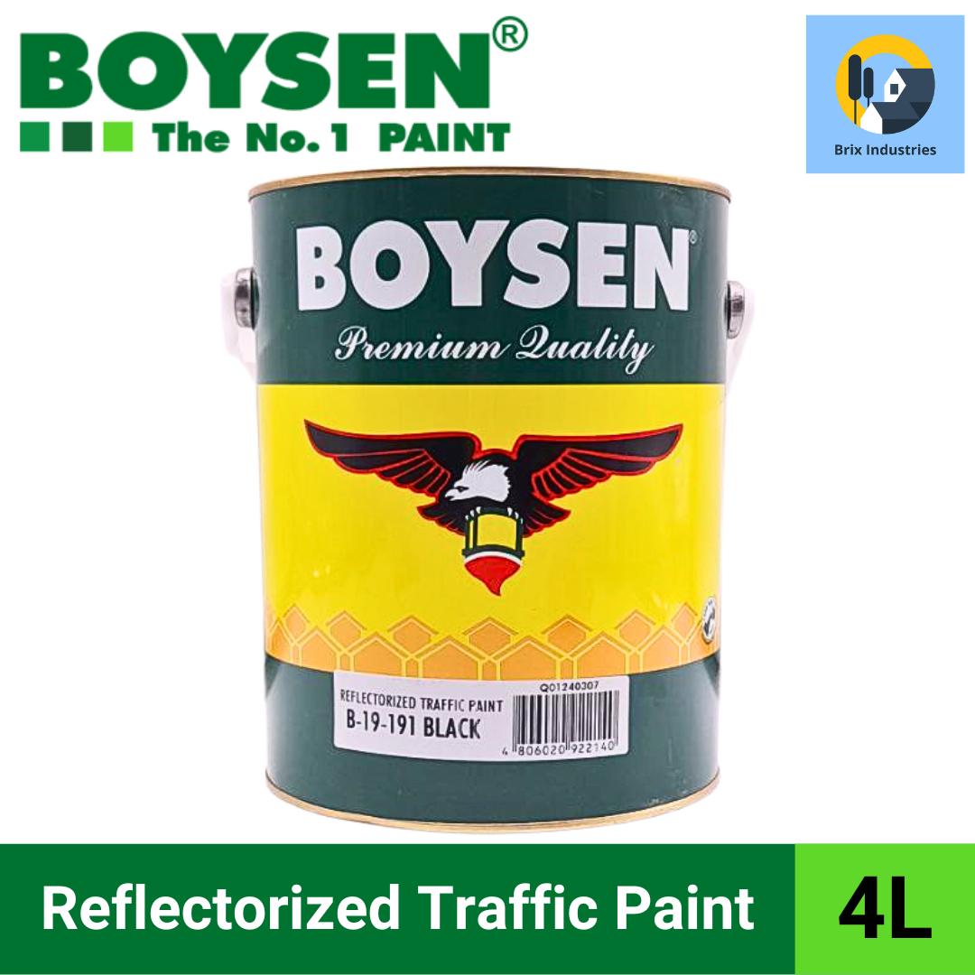 Boysen Traffic Paint Alkyd / Reflectorized 4 Liters (Gallon) White ...