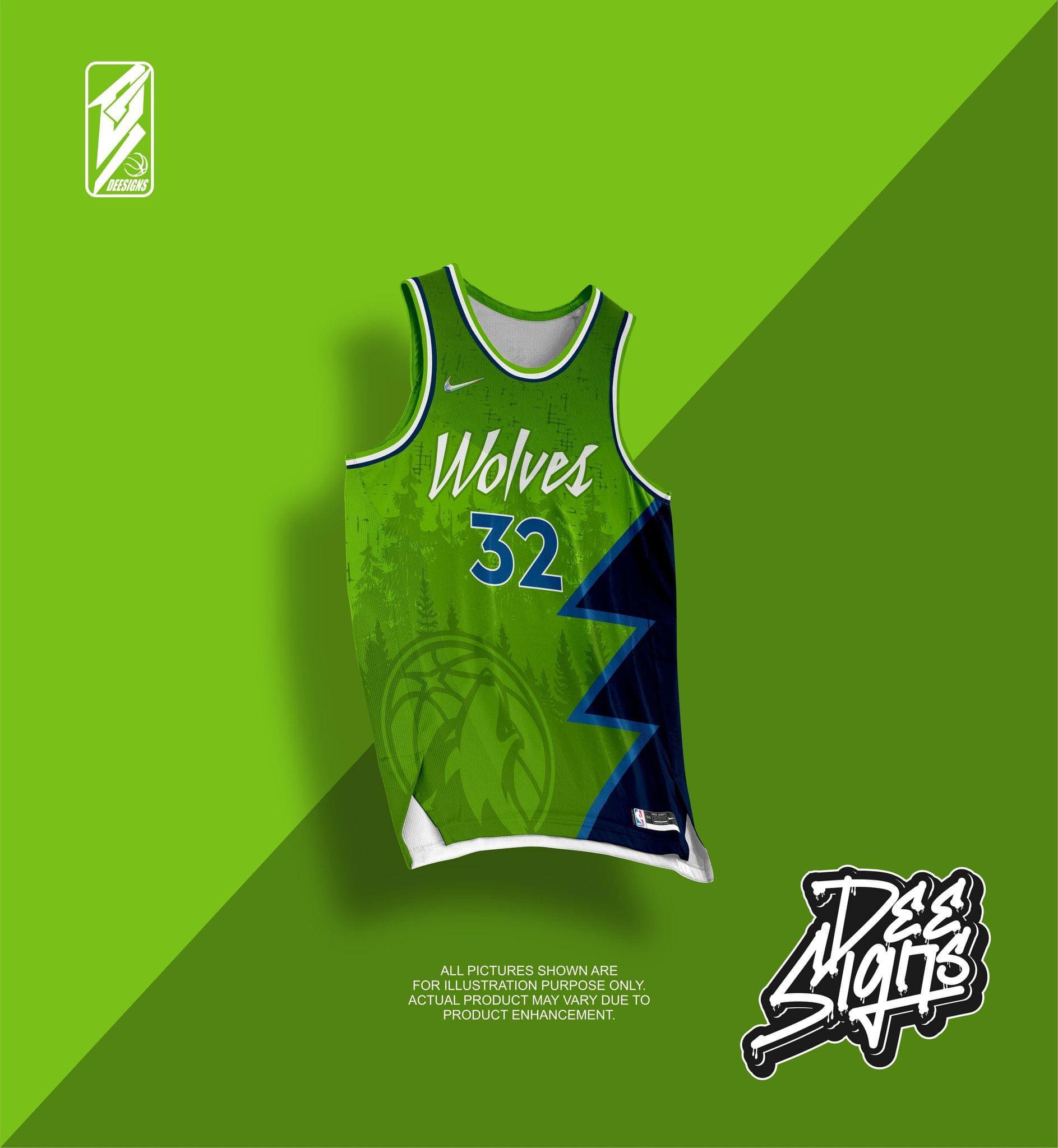 BASKETBALL WOLVES JERSEY FREE CUSTOMIZE OF NAME AND NUMBER ONLY full ...