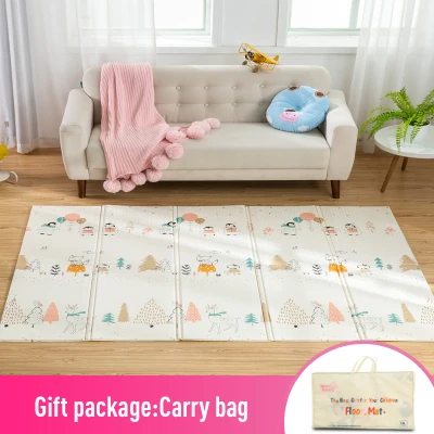 Infant Shining Foldable Baby Play Mat 150*200*1cm XPE Activity Gym Cartoon Playmat Baby Room Crawling Carpet Children Easy to Store Kids Mat