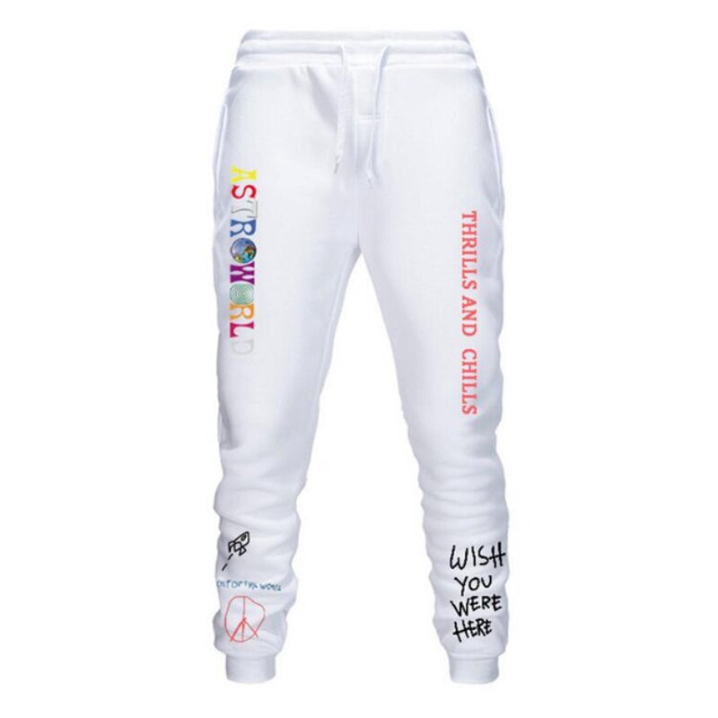 Astroworld 2025 white sweatpants