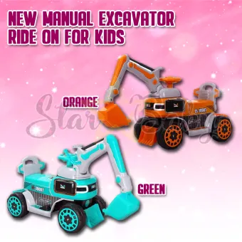 pink bulldozer toy