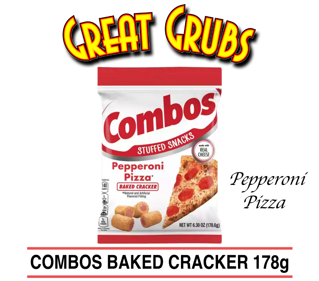 Combos Pepperoni Pizza Baked Cracker 178g