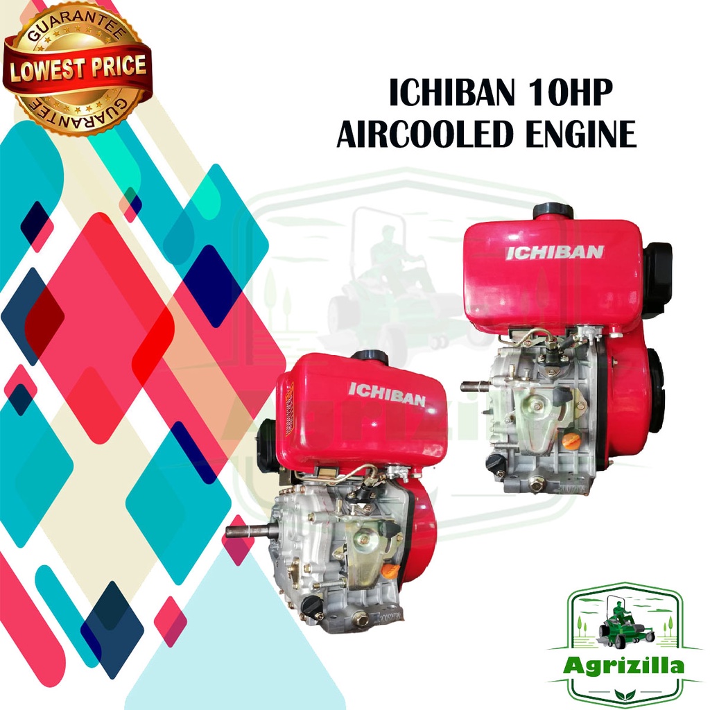 12HP 14HP 16HP 18HP AIRCOOLED AIRCOOLED DIESEL ENGINE BRAND ICHIBAN Lazada PH