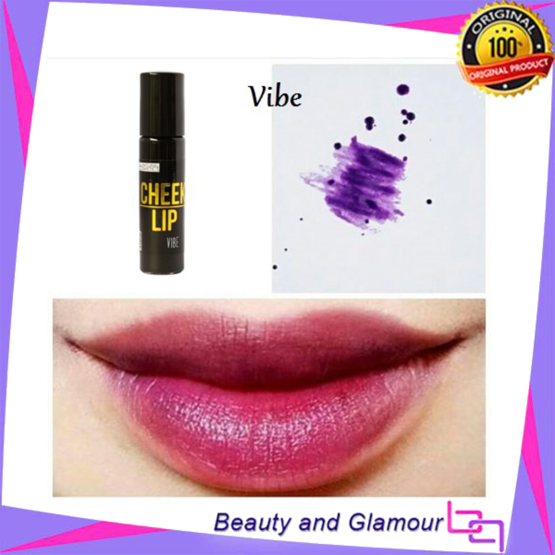 KJM Vibe All Organic Long Lasting Cheeks and Lips Tint Lazada PH