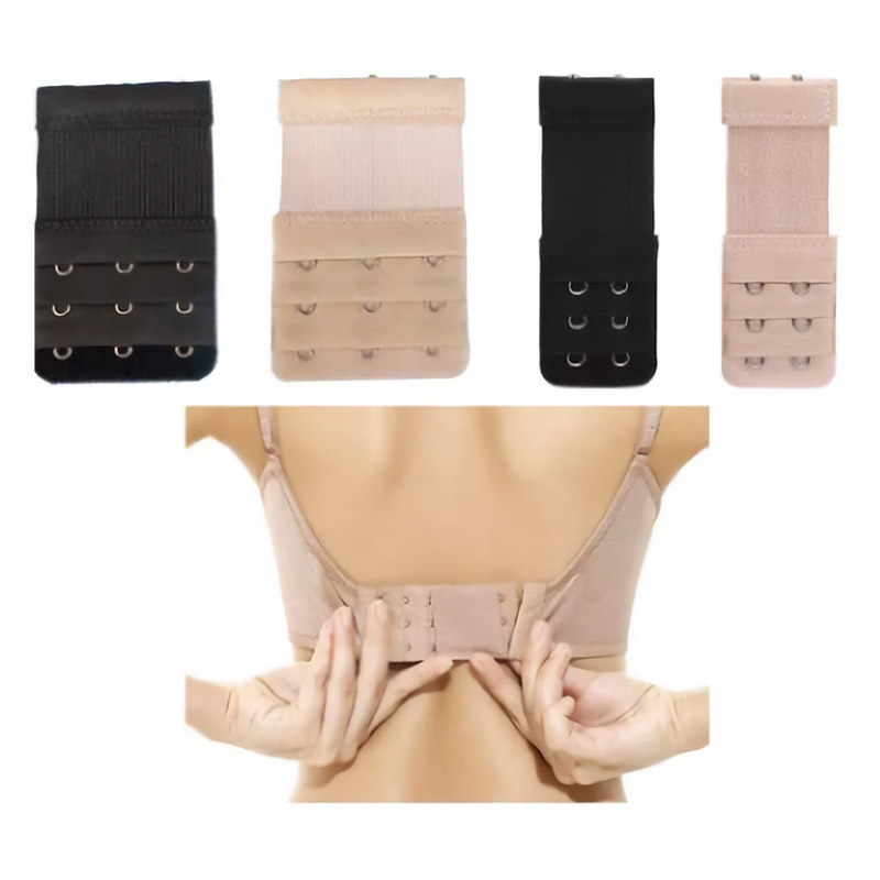 FRAN 1pc Bra Extension Strap Extension 3 Rows 3 Buckle Extender Women