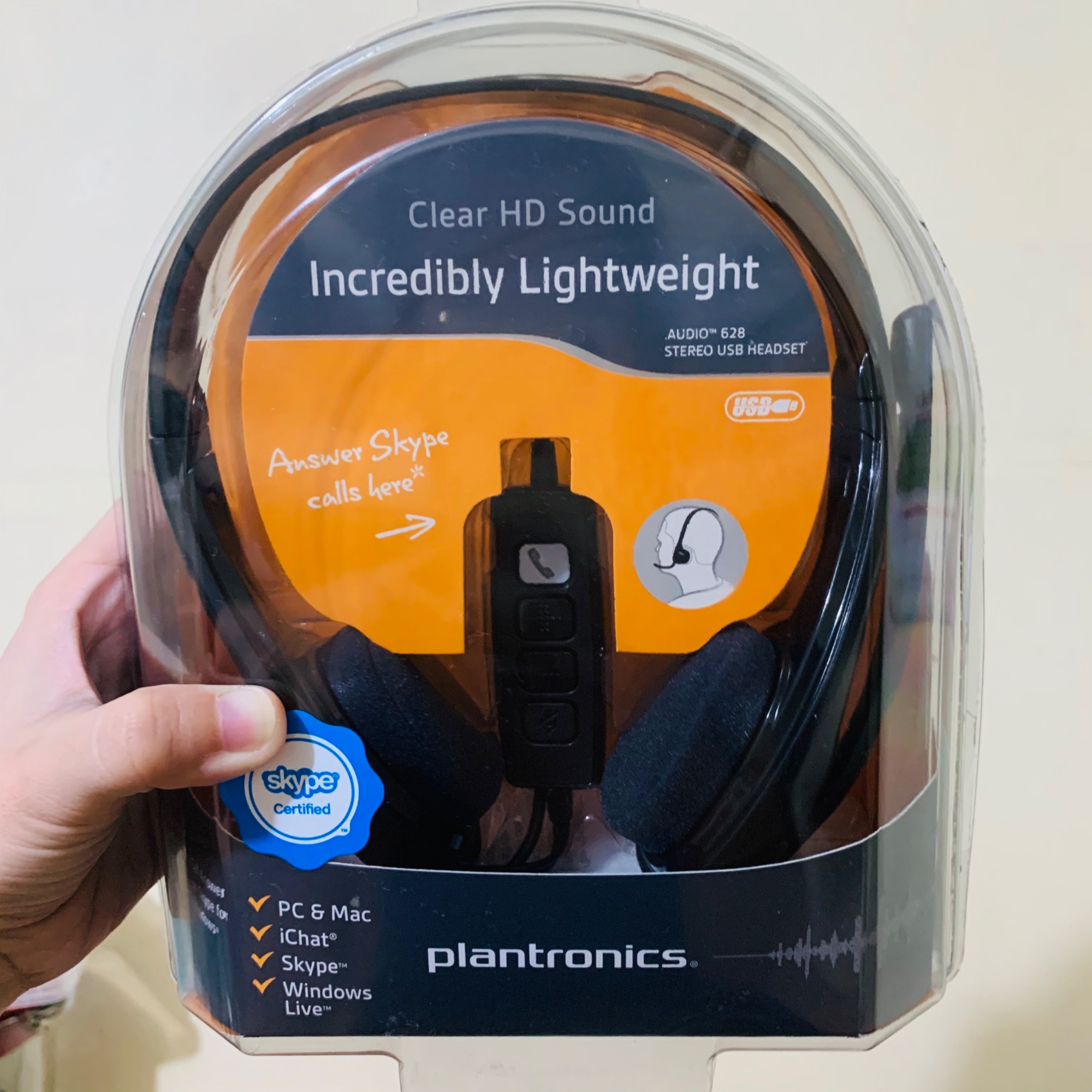 PLANTRONICS AUDIO 628 USB NOISE 