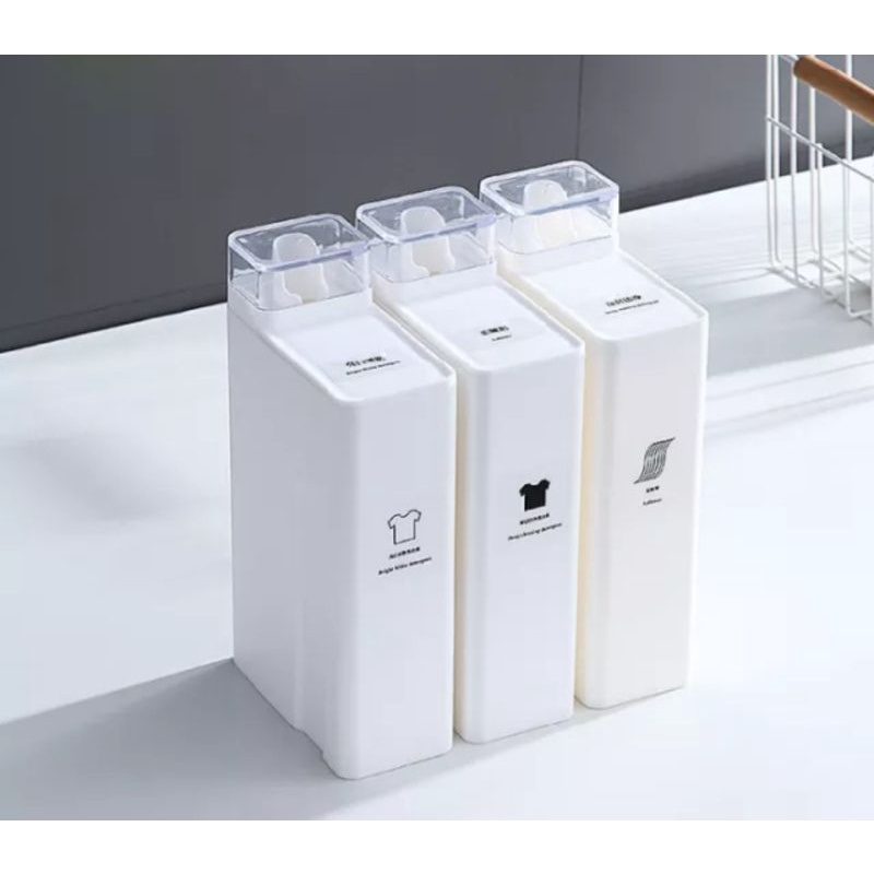 1000 ml Laundry Detergent Storage Container Bathroom Organizer Lazada PH