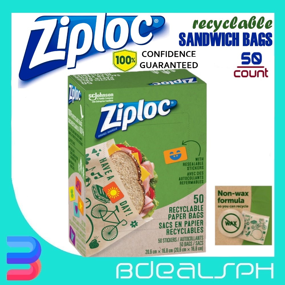 Ziploc recyclable paper discount bags