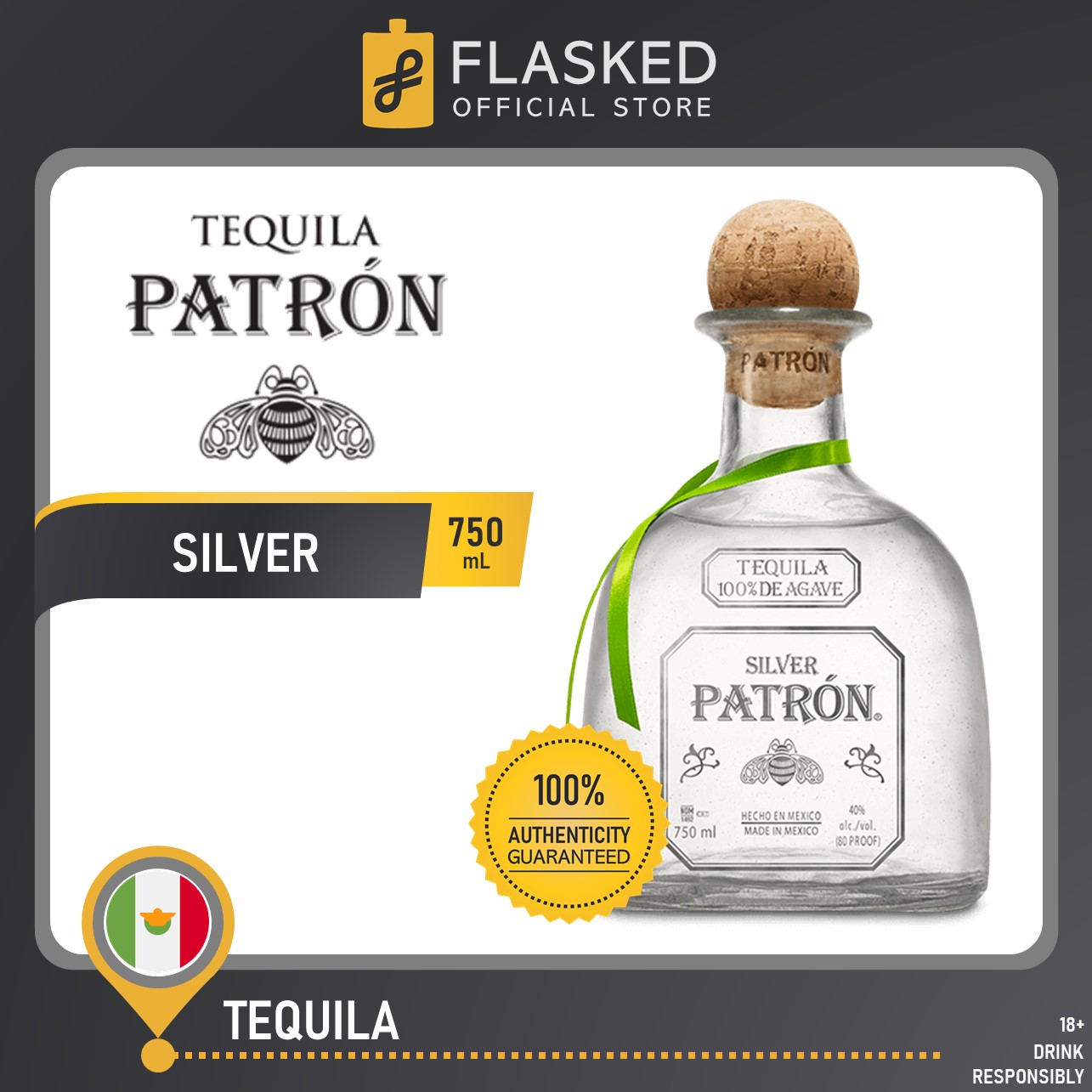 Patron Silver Tequila 750mL Lazada PH