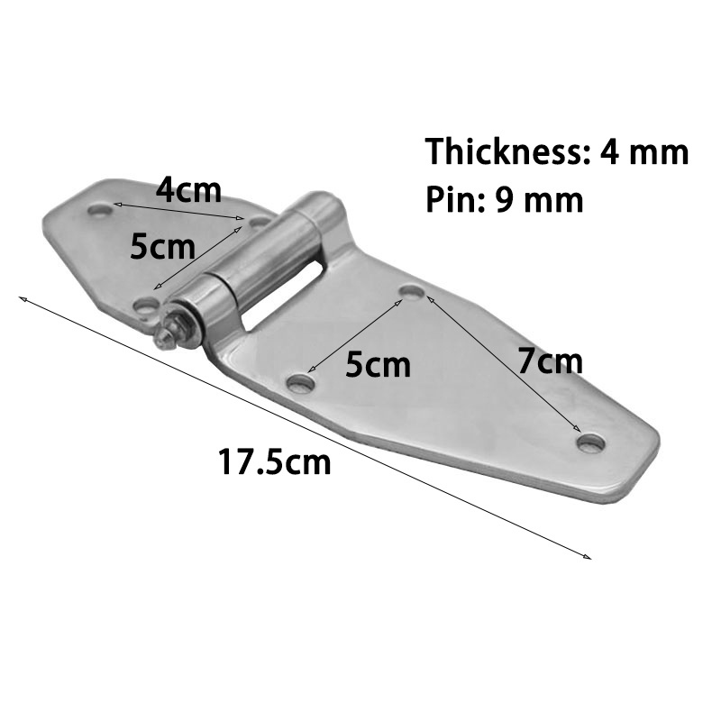 Dropside Hinge for Trucks Side Truck Hinges Heavyduty Stainless Steel