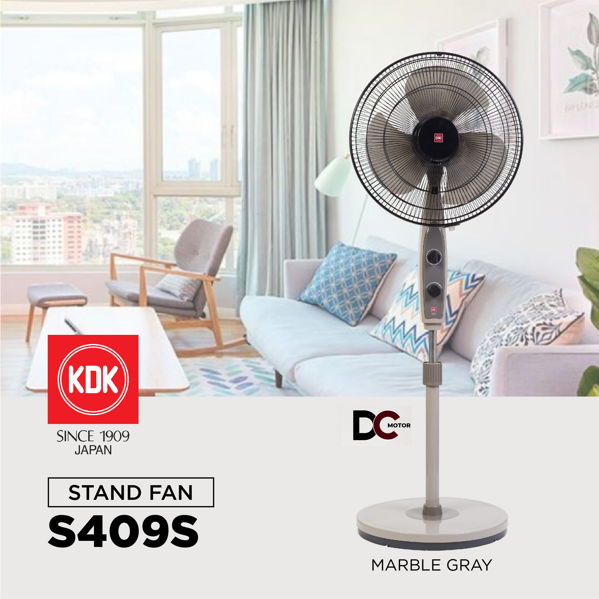 Kdk Dc Inverter Electric Fan 16 Dc Inverter Stand Fan S409s