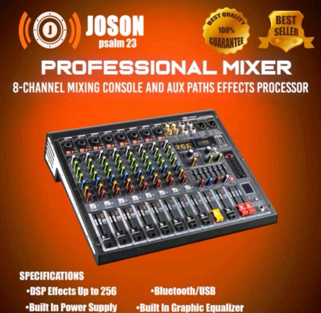 JOSON 24Bit DSP Professional Mixer 8 Channel Lazada PH