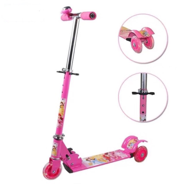 kids pink scooter