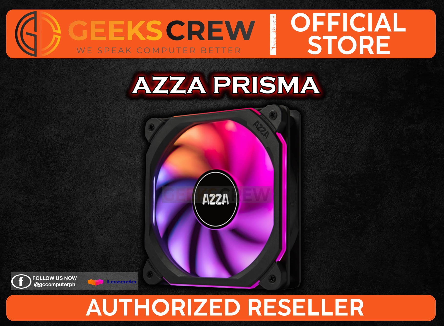 Azza Prisma Digital RGB/120mm/1*Fan | Lazada PH