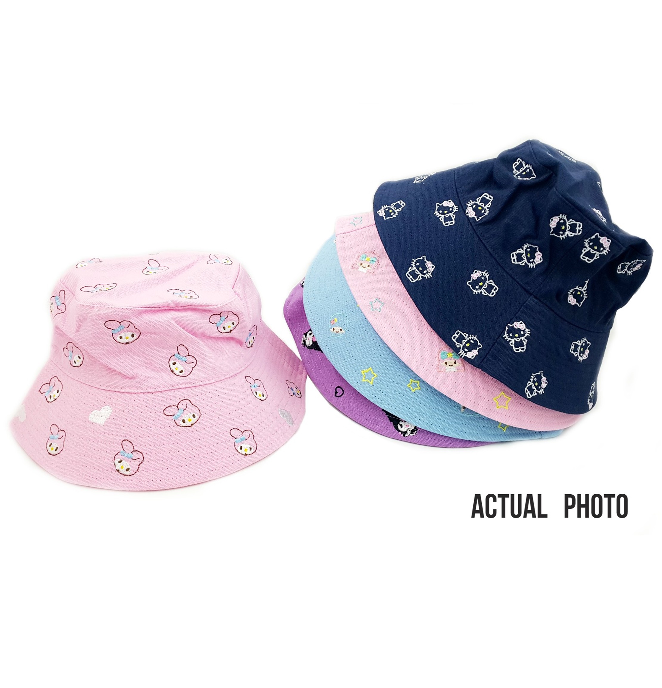 PiknKip Bucket Kitty Little Twin Stars 