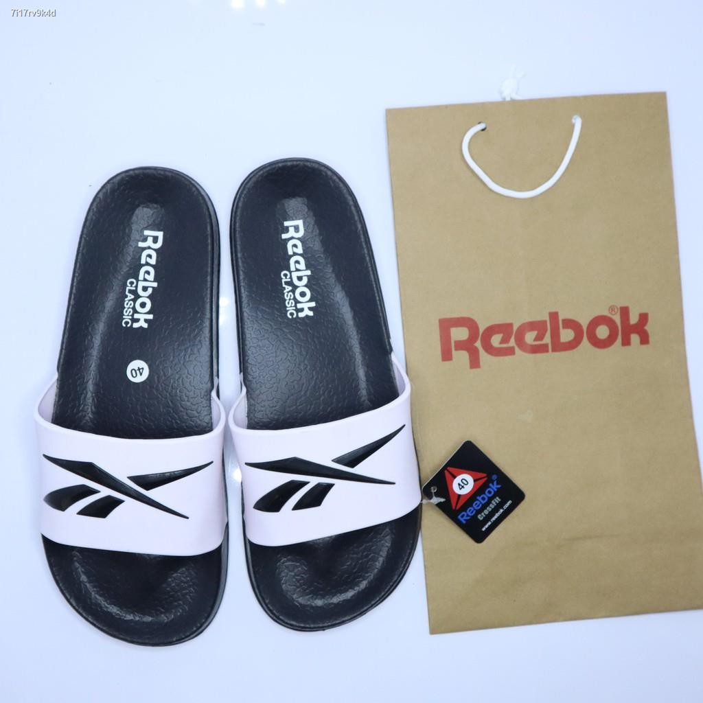 Spot☈✹Sendal Slip Sandal Reebok Slippers Flip Flop Red And White Import Grade Origin | Lazada PH