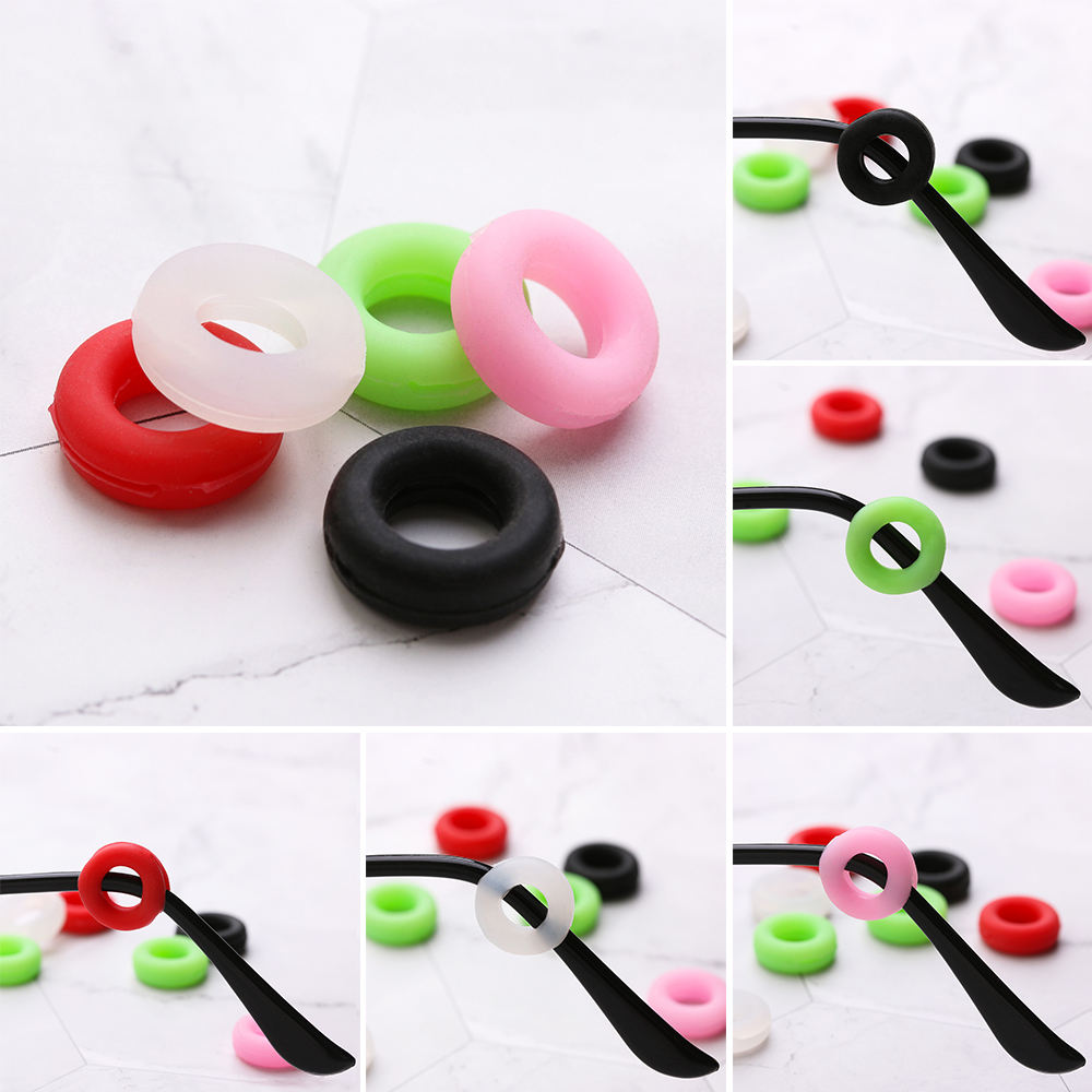 JUNGLEPIA High-quality Eyewear Outdoor Anti Slip Silicone Grips Round Glasses Ear Hooks Sports Temple Tips Eyeglass Holder