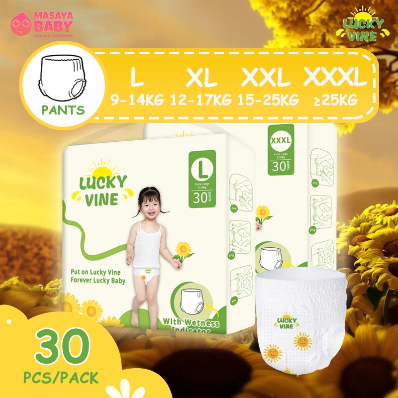 Lucky Vine Pull up Diaper Unisex Diapers L/XL/XXL/XXXL - Baby Diapers