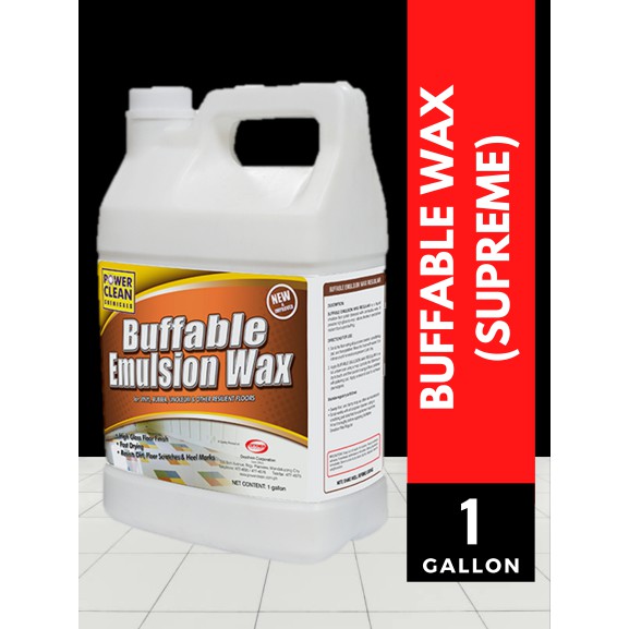 【READY STOCK】 ♞Concentrated Buffable Floor Wax Polish SUPREME 1 GALLON