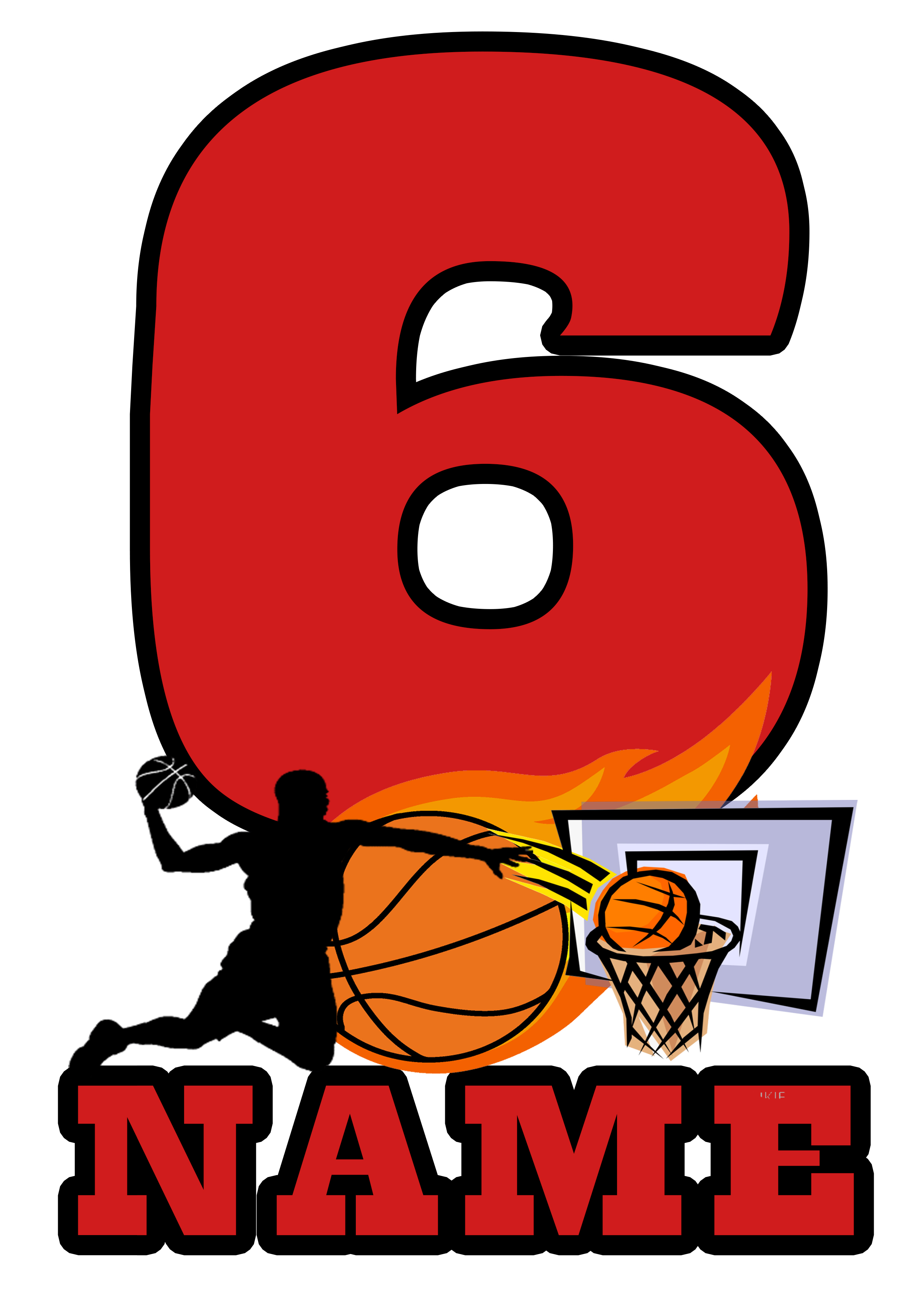 Basketball Number Theme Birthday Shirt 1 2 3 4 5 6 7 8 9 10 for Kids to