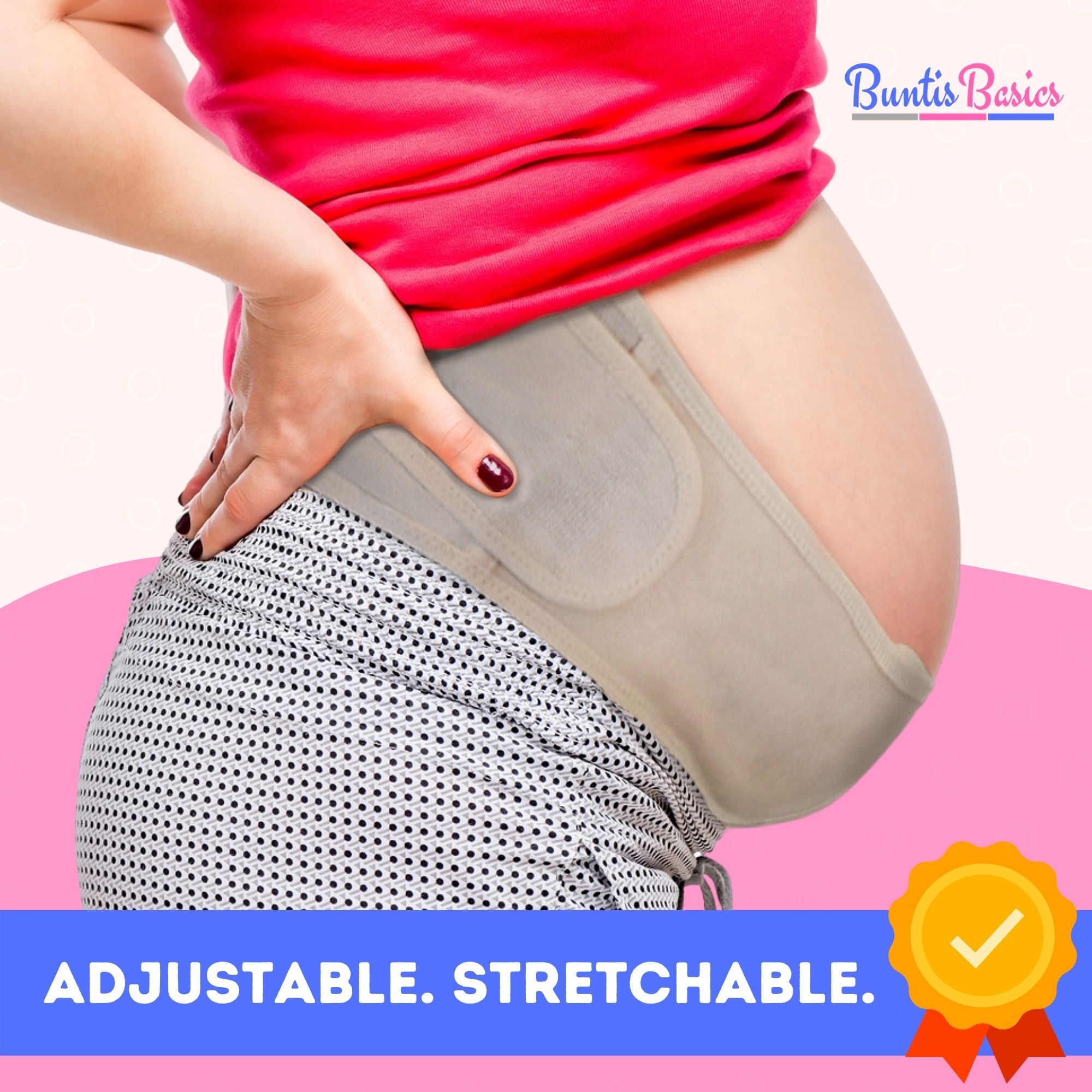  Belly Band for Pregnancy, Maternity Belt Support for Back,  Pelvic, Hip, Abdomen, Sciatica Pain Relief 2nd-3rd Trimester