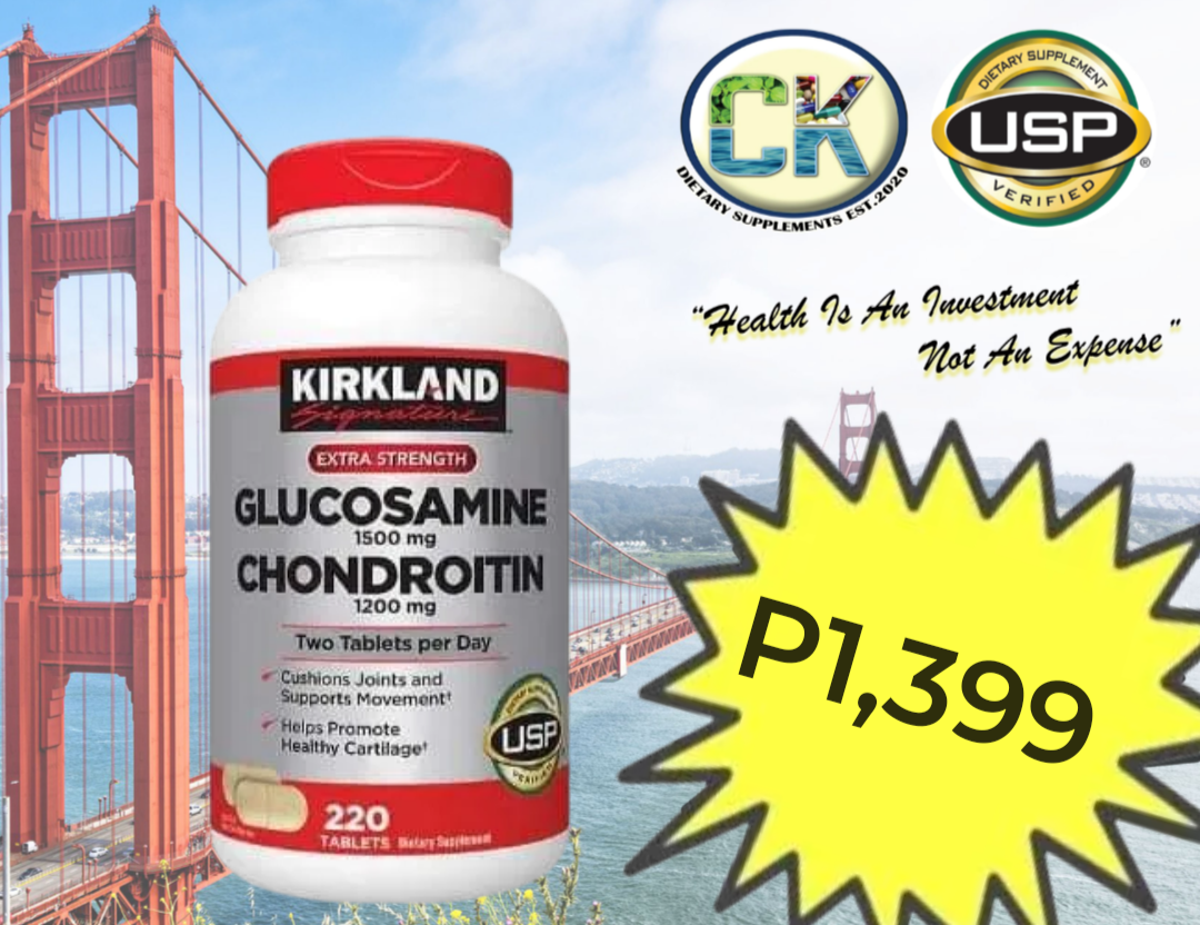 Kirkland Signature Vitamin Glucosamine (1500mg.) & Chondroitin (1200mg