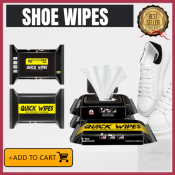 QuickWipe Shoe Cleaner Kit for White Sneakers by Easy Clean