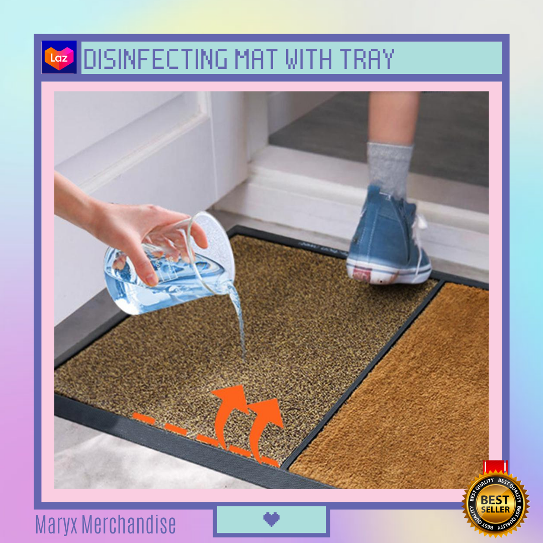 Maryx Merchandise Wet and dry mat Disinfecting mat with tray