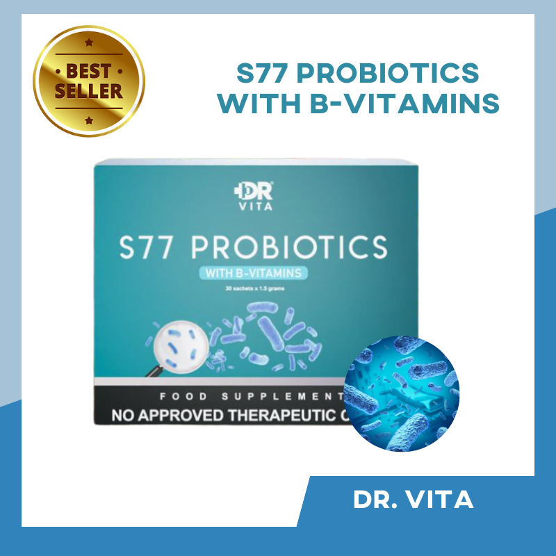 "NO MORE BLOATED TUMMY!" 1 Box (30 Sachets) Natural Dr. Vita S77