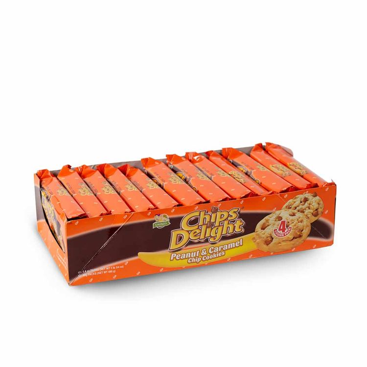 Chips Delight Peanut and Caramel Chip Cookies 40g x 12 Lazada PH