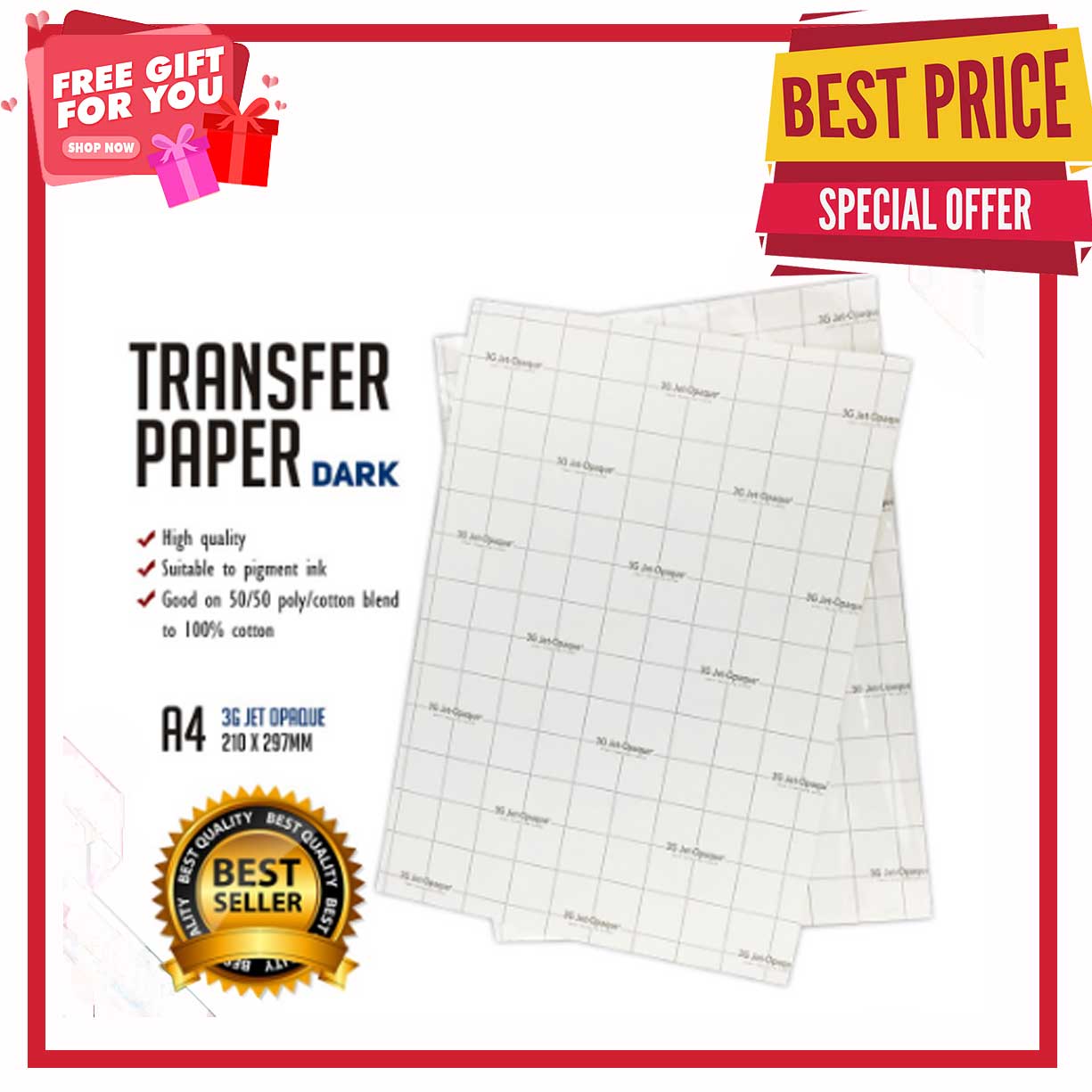 Opaque (Dark) Transfer Paper