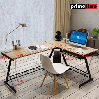 Primetime Soho L Shape Computer Table Lazada Ph