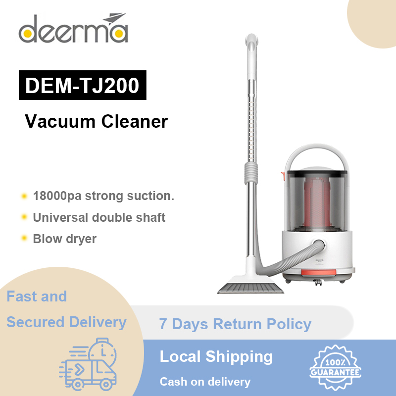 Deerma TJ200 Bucket Wet And Dry Vacuum Cleaner Handheld 18000Pa Cyclone