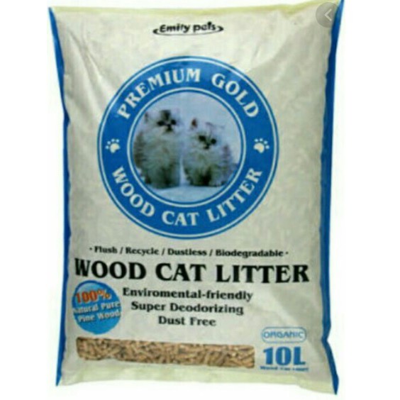 Emily Pets Premium Wood Cat Litter 1KG RPK Lazada PH