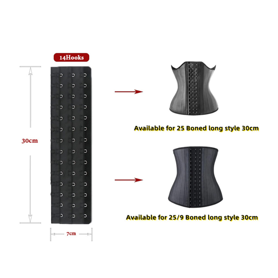 【Local inventory】Women Corset Extension And Eye Tape 14/15 hook for ...