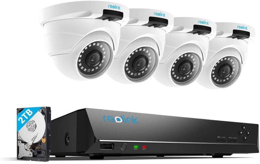 reolink 4mp 8ch poe video surveillance system