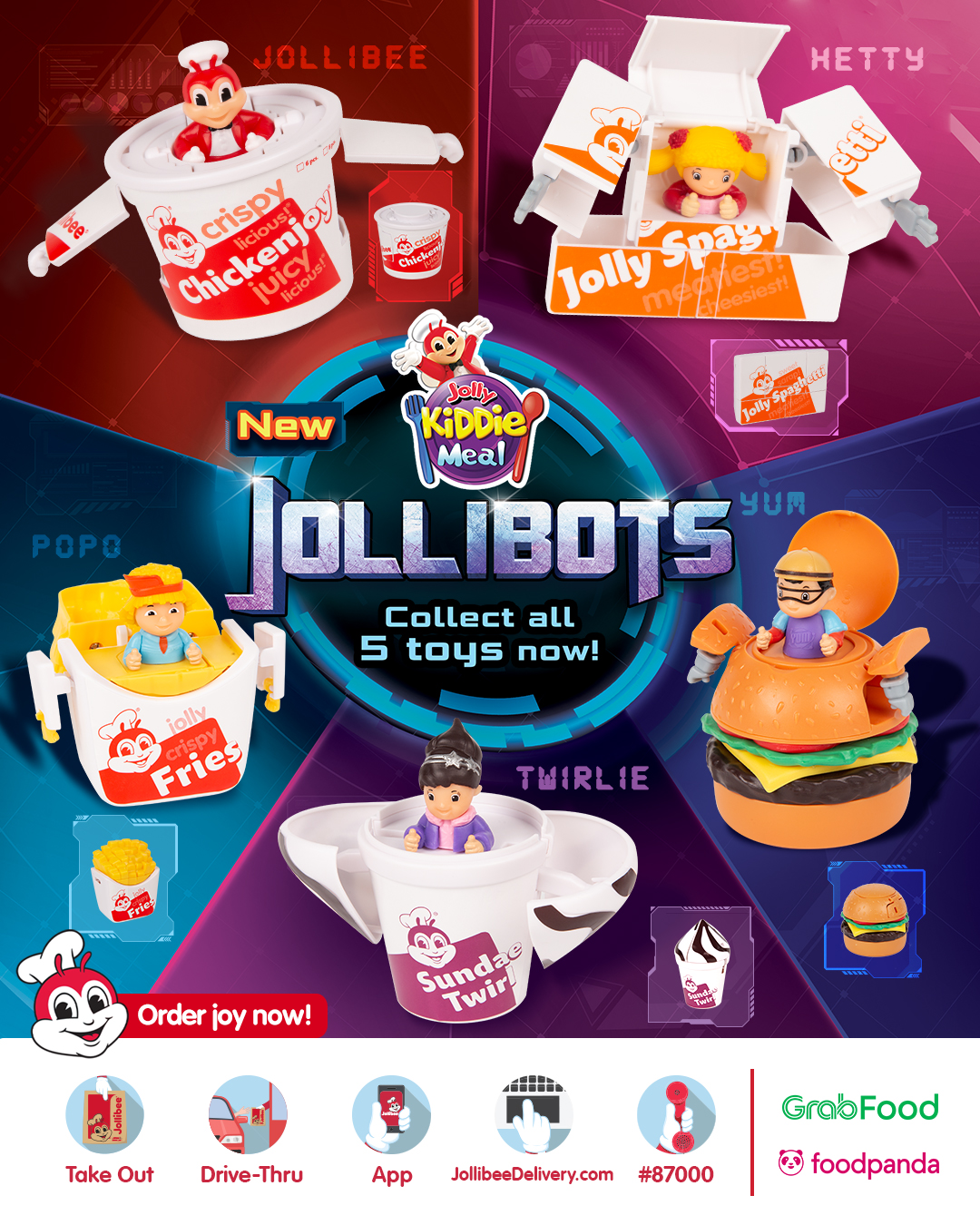 Atc Jollibee Kiddie Toy Jollibots Jollibee 2022 Toy Complete Set