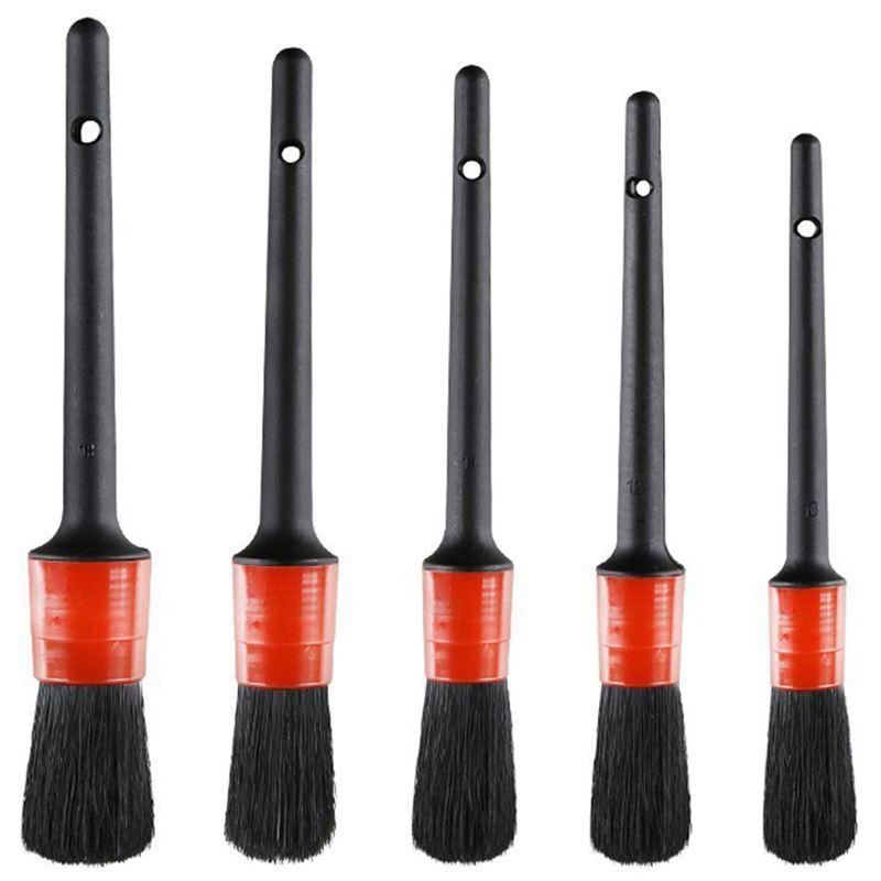 5X Cleaning Brush Cleaning Detailing Tools For Car Center Console Dashboard Trim
