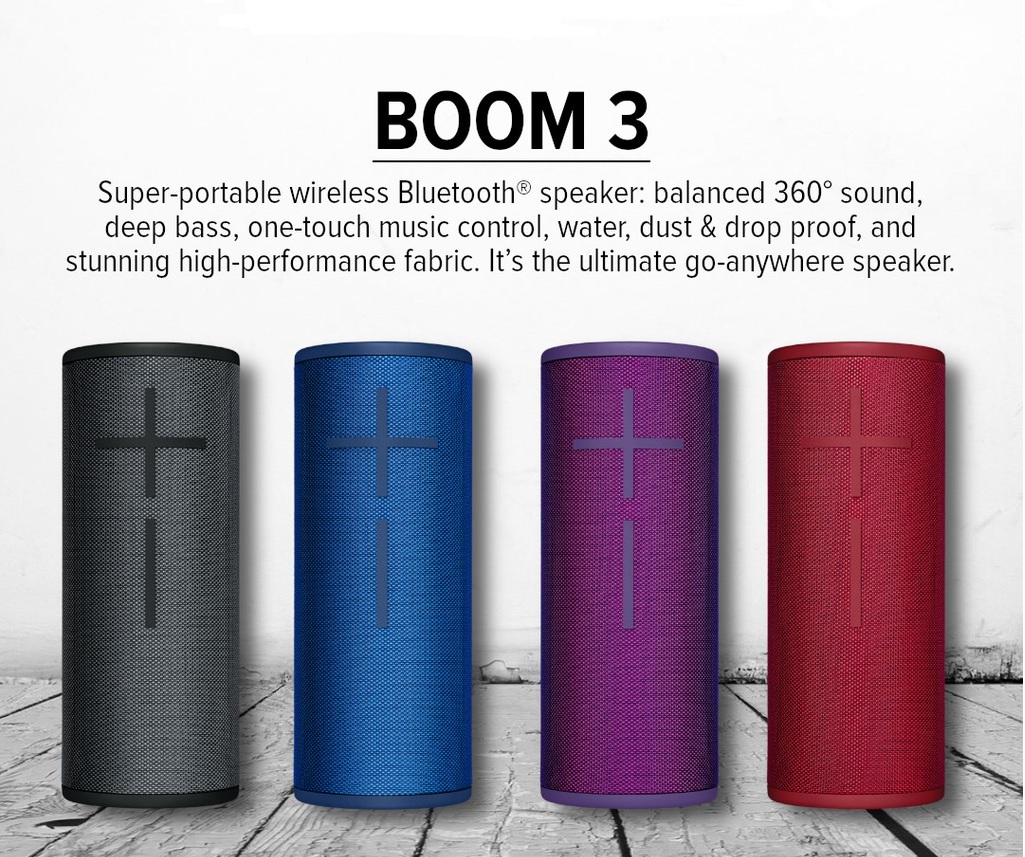 Ultimate Ears BOOM 3 - The ultimate go-anywhere speaker