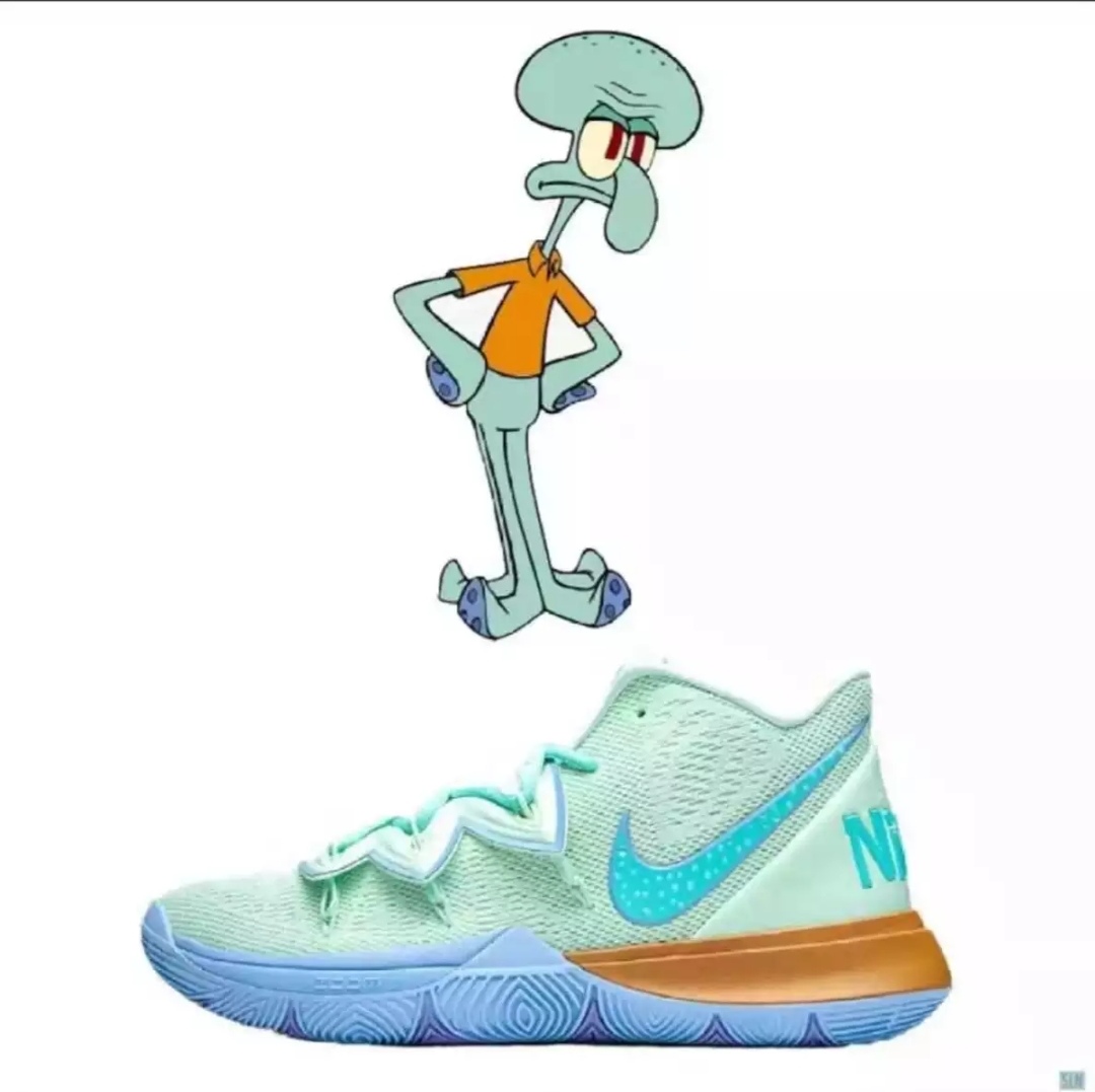kyrie 5 spongebob patrick squidward