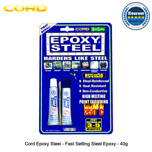 Cord Epoxy Steel Fast Setting Steel Epoxy 15g / 40g Lazada PH