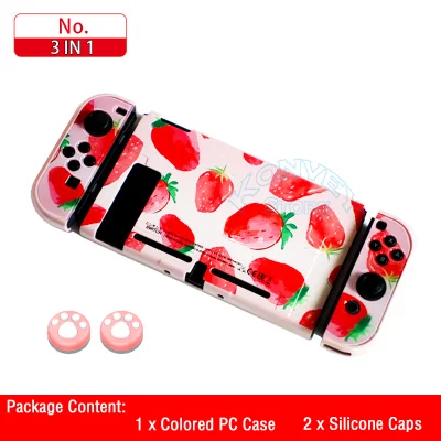 For Nintend Switch Pink Kawaii Case Cover NS Cute Storage EVA Travel Carrying Bag&PC Hard Shell for Nintendo Switch Game Console